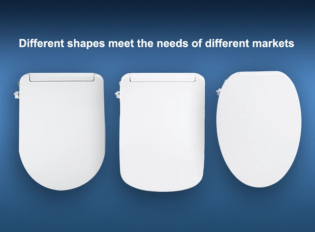 Bidet toilet seats with warm water and warm air dryers Bidet toilet seats with warm water and warm air dryers