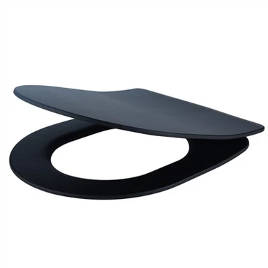 Matné čierne WC sedadlo
