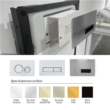 Skryté tlačidlo splachovania nádržky