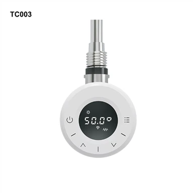 Vyhrievacie teleso držiaka na uteráky s termostatom